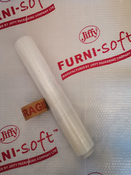 types of packaging used to wrap finished items for delivery